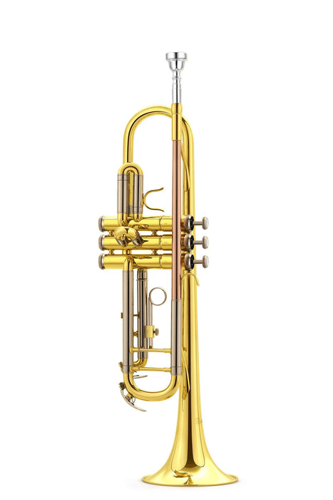Eldon by Antigua Bb Trumpet, Red Brass Mouthpiece and Lacquer Finish (TR-2130-U)