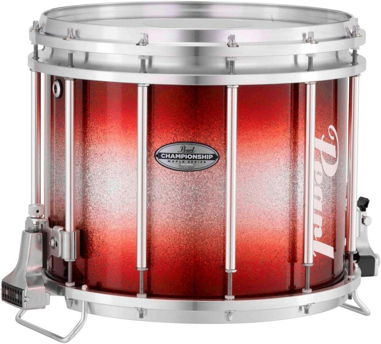 Pearl Championship Maple Varsity FFX Marching Snare Drum Burst Finish 13 x 11 in. Red Silver #966