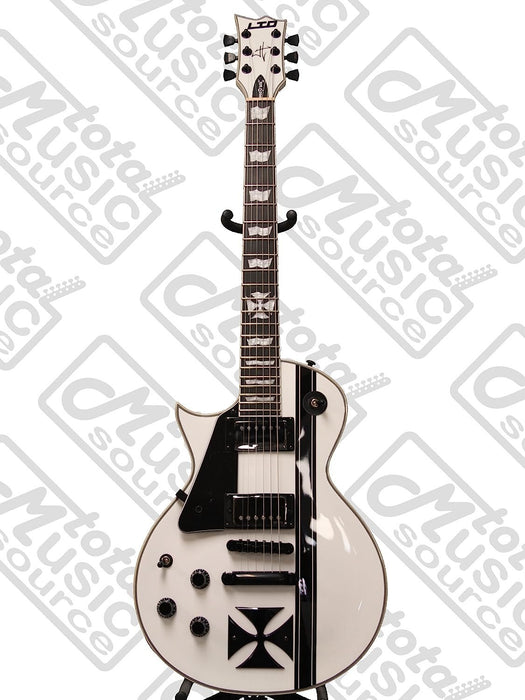 ESP LTD James Hetfield Iron Cross Left-Handed - Snow White