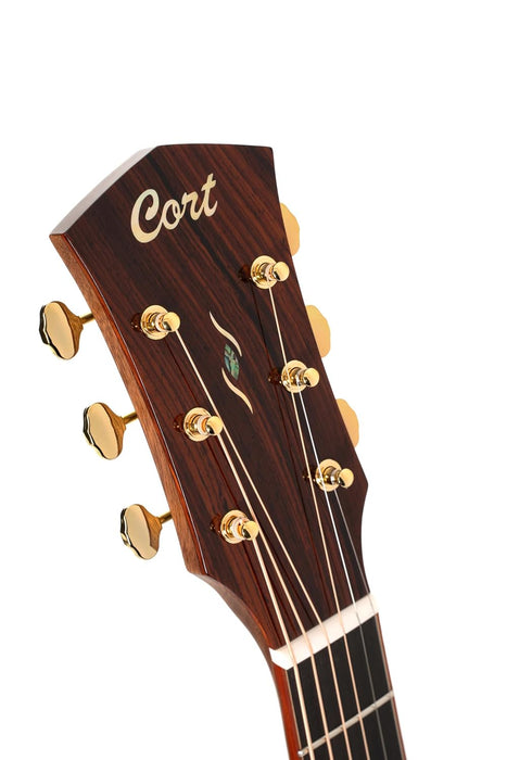 Cort GOLDA10 Gold A10 Cocobolo Acoustic-Electric Guitar Natural Gloss