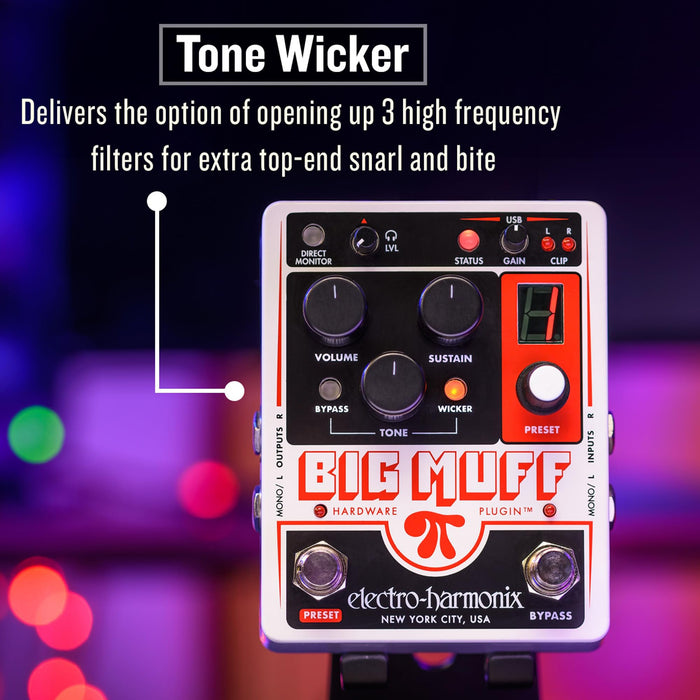 Electro-Harmonix Big Muff Pi® Hardware Plugin® Pedal