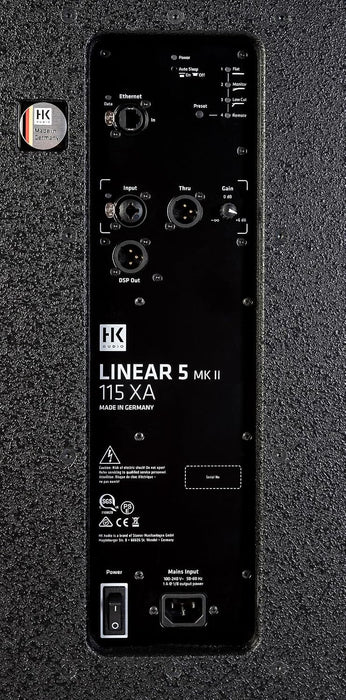 Hk Audio LINEAR-5-MK2-115-XA 1200 Watt 15-Inch Active Speaker