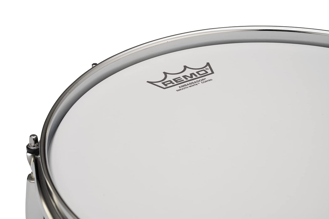 Pearl 14"x6.5" SensiTone Heritage Alloy Chrome-over-Steel Snare Drum with Beaded Shell, 2.3mm Triple-Flanged Hoops, and 10 arched CL Lugs