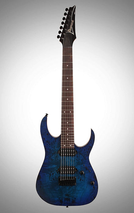 Ibanez RG Series RG7421PB 7-String Electric Guitar Flat Sapphire Blue