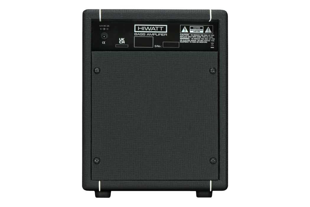 Hiwatt Bulldog 17 Bass Practice Combo Amplifier with Bluetooth, 17 Watts, 8 Inch Speaker, 3 Band EQ