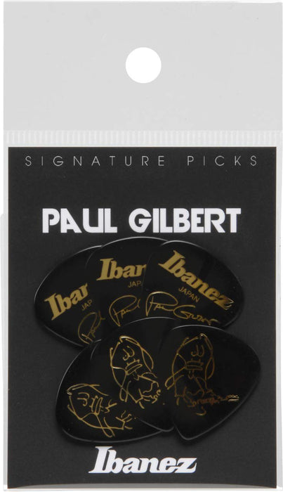 Ibanez B1000PGCA Paul Gilbert Signature Picks 6 Pack, Candy Apple