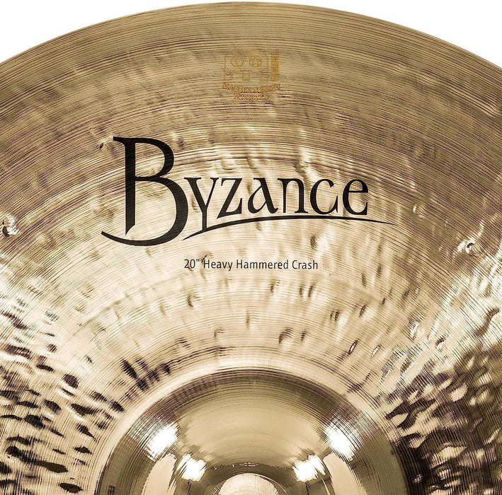 Meinl Cymbals Byzance 20" Extra Dry Thin Crash — MADE IN TURKEY — Hand Hammered B20 Bronze, 2-YEAR WARRANTY, B20EDTC