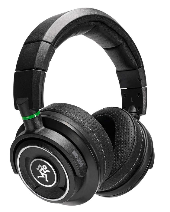 Mackie MC Series Professional Monitoring Closed-Back Headphones with Leather Headband (MC-350)