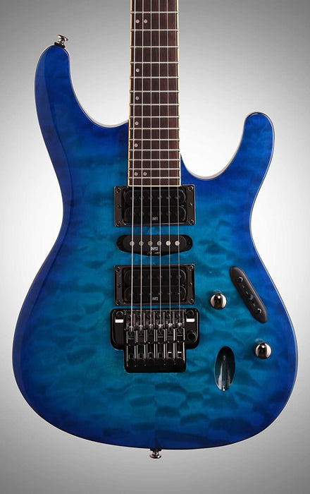 Ibanez S Series S670QM - Dragon Eye Burst