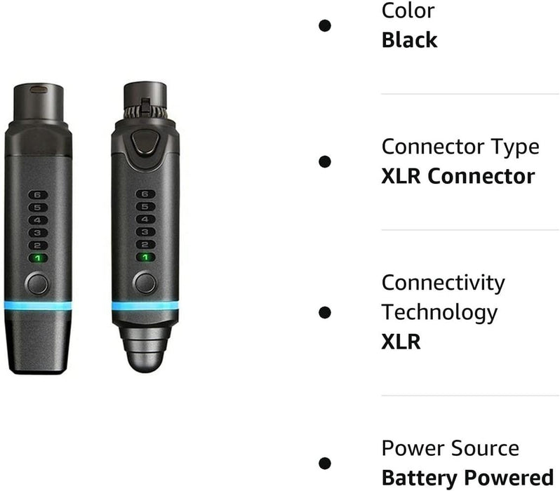 NuX B-3 Plus Wireless Microphone System for XLR Dynamic Microphone