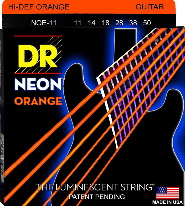 DR Strings HI-DEF NEON Electric Guitar Strings (NOE-11)