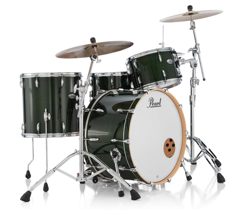 Pearl PMX Professional Series 3-Piece Drum Shell Pack 24/16/13 with Optimount - Emerald Mist