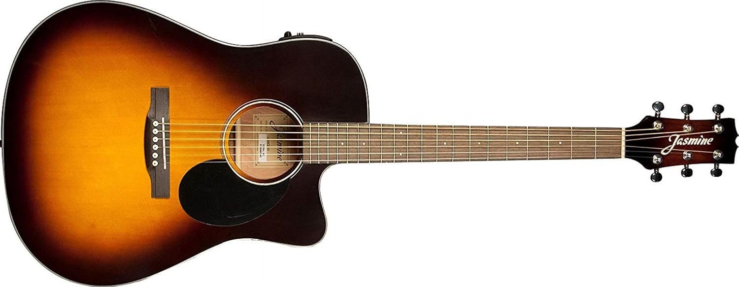 Jasmine JD39CE-SB J-Series Acoustic-Electric Guitar, Sunburst