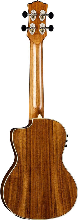 Luna Guitars Vista Wolf, 4-String Concert Acoustic/Electric Ukulele (UKEVISTAWOLFC)