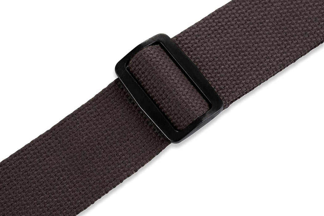 Levy's Leathers Signature Series Cotton XL Guitar Strap - Black (MSSC8-XL-BLK)