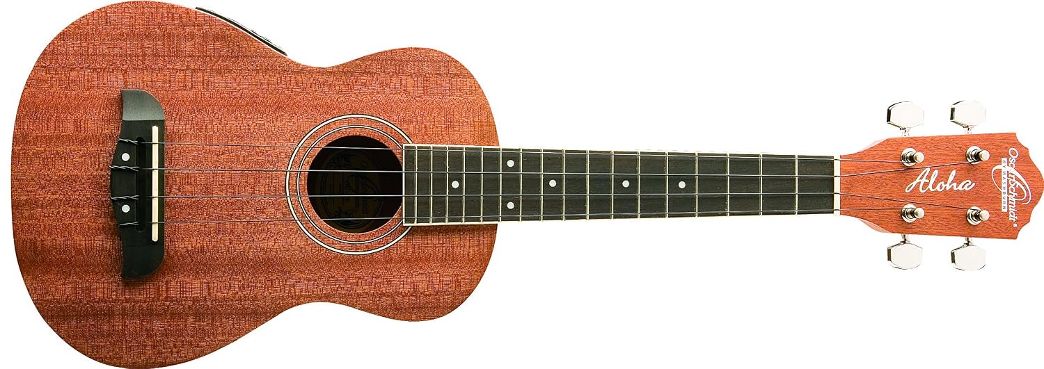 Oscar Schmidt OU2E-A 4-String Mahogany Concert Acoustic-Electric Natural
