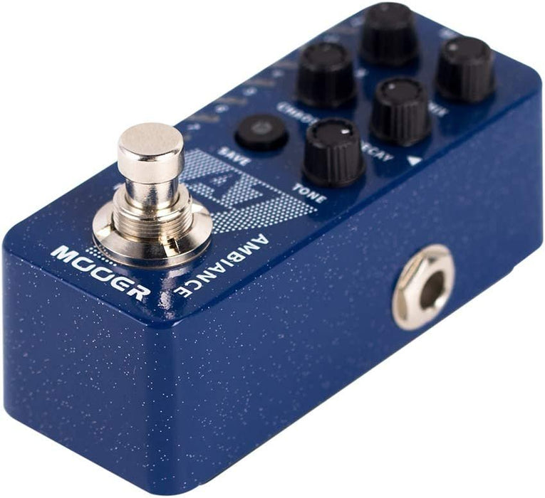 MOOER R7 Reverb 7 Different, Rich and Classic Reverb Types from the Church to Cave Reverb in a Compact Metal Shell with High Cut, Low Cut, Trail On Function…