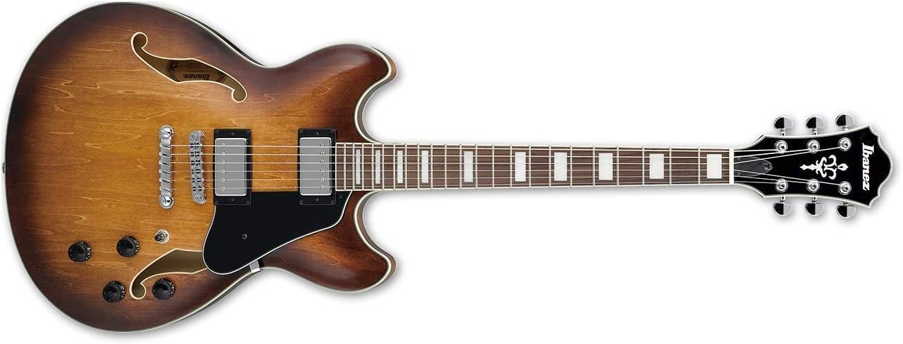 Ibanez Artcore AS73 Semi-Hollow Electric Guitar Tobacco Brown