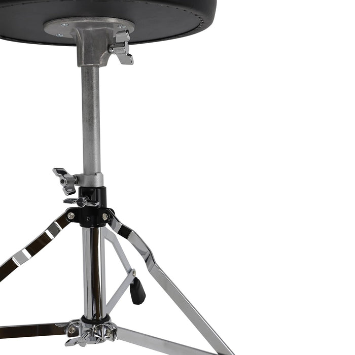 Gibraltar Drum Throne with Adjustable Height, Round Seat, Single-Braced Drum Stool, 4000 Series (4608)