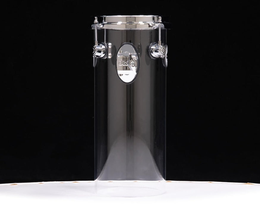 DW Design Rata Tom 6x14 w/TB12 - Clear Acrylic