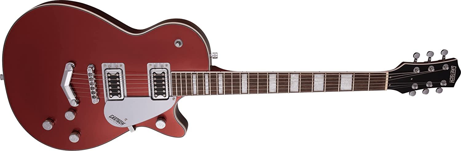 Gretsch G5220 Electromatic Jet BT Single-Cut Solid Body 6-String Electric Guitar with V-Stoptail, 12-Inch Laurel Fingerboard, and Set-Neck (Right-Handed, Firestick Red)