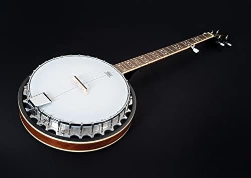 Oscar Schmidt OB5LH LEFT HANDED 5-String Banjo, Cast Tone Ring, Bluegrass Mahogany Resonator