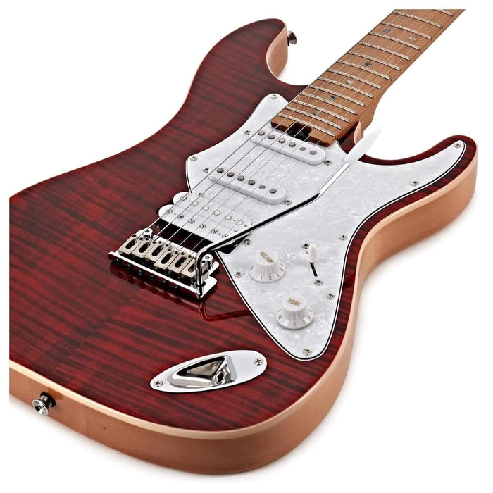 Aria California Fullerton Electric Guitar Ruby Red