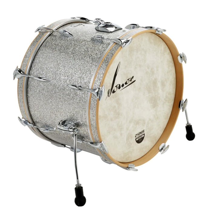 Sonor Vintage Series 20"x14" Bass Drum - Vintage Silver Glitter (VT-2014-BDWM-VSG)