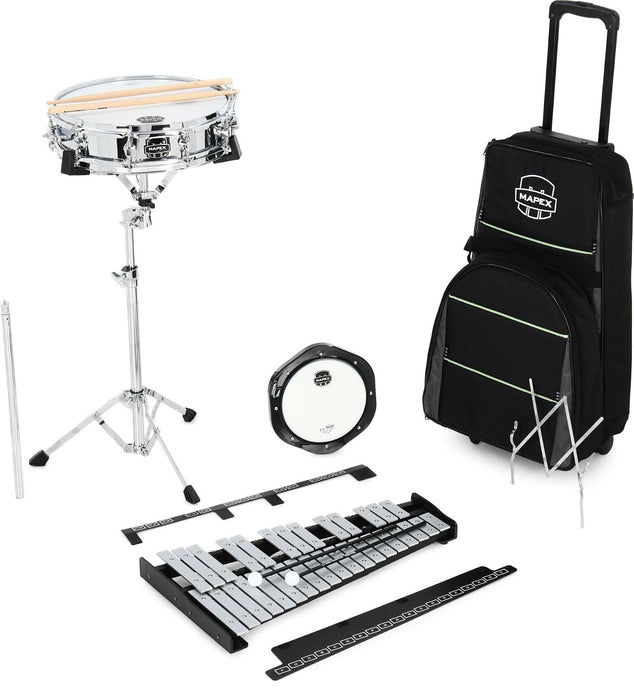 Mapex Snare Drum/Bell Percussion Kit with Rolling Bag
