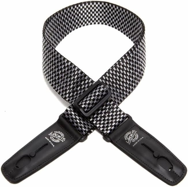 Lock-It Straps Professional Gig Series LIS 008 P2-CAMO/BRN Poly Electric Guitar Strap, Camo