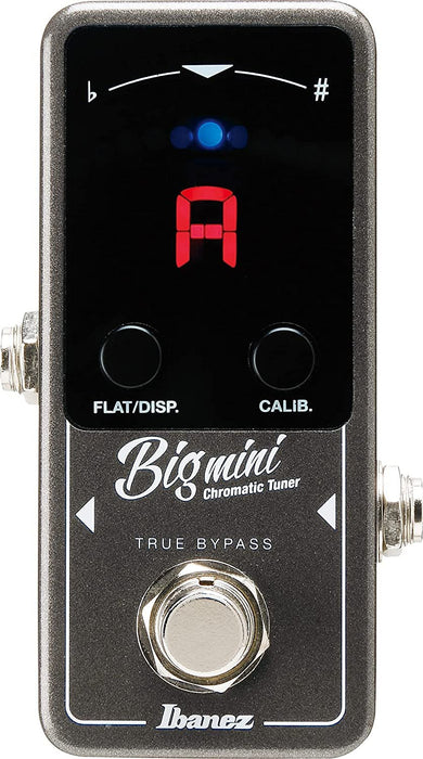 Ibanez BIGMINI Mini Chromatic Pedal Tuner Silver (1708)