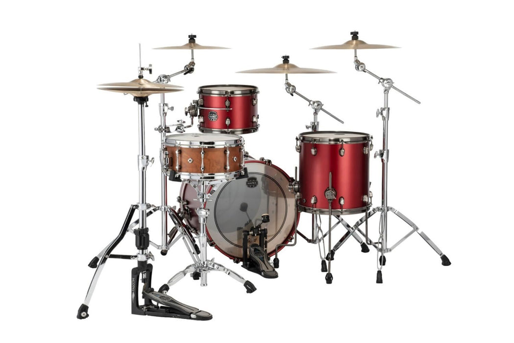 Mapex Saturn Evolution Hybrid Straight Ahead 3-Piece Rock Shell Pack - Tuscan Red (SE401XHBPA)