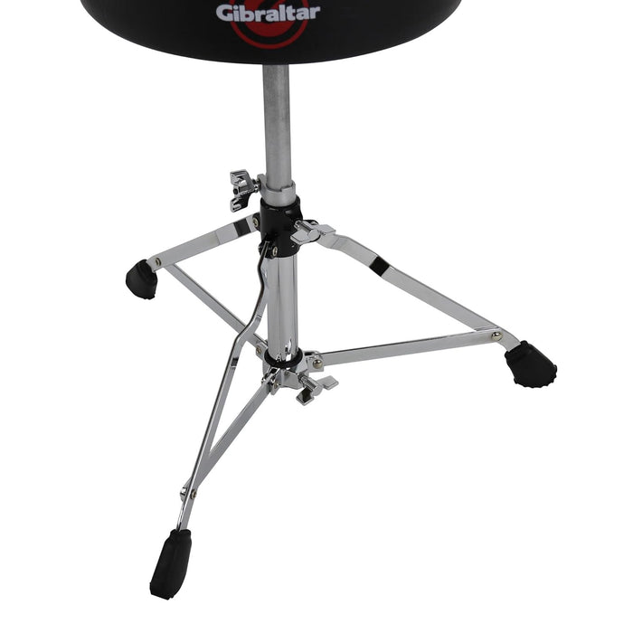 Gibraltar Drum Throne with Adjustable Height, Round Seat, Single-Braced Drum Stool, 4000 Series (4608)