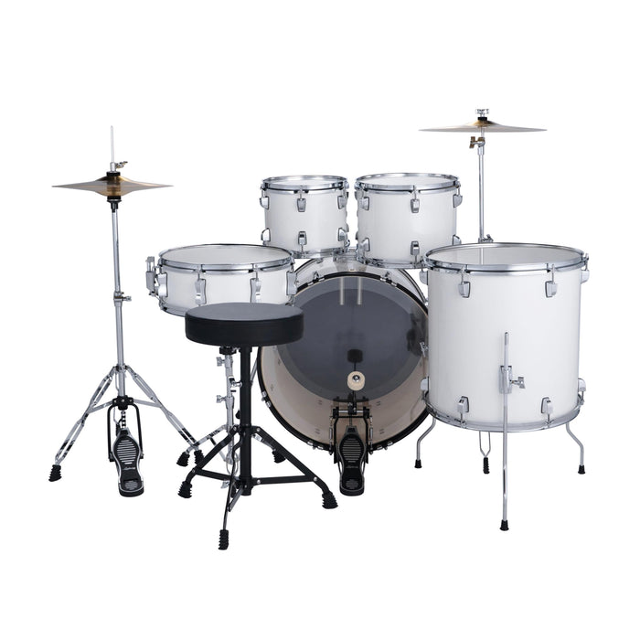Ludwig Ludwig Accent Drive 5-piece Drum Set - Snow Dust