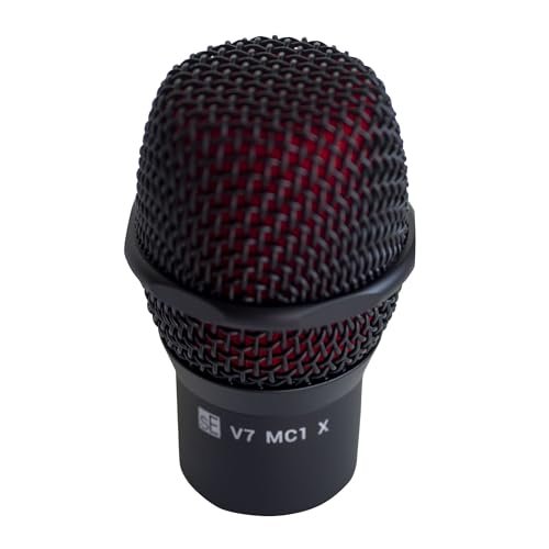 sE Electronics V7 X Mic Capsule for Shure Wireless System, Black (V7-MC1-X-BLK-U)