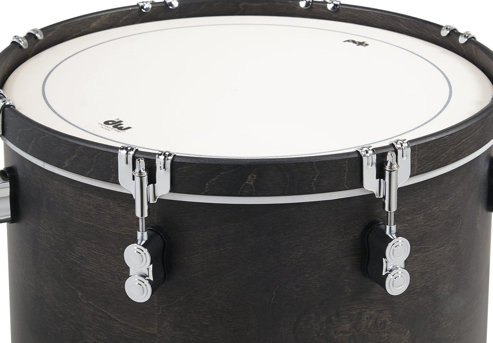 Pacific Drums & Percussion Set Concept Classic 3-Piece w/22 Kick Ebony Hoops Drum Shell Packs (PDCC2213EE)