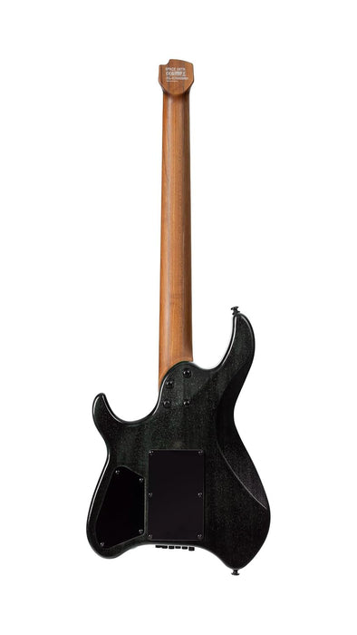 Cort SPACEG6TRSGLG Space G6TR Headless Electric Guitar Semi Gloss Lagoon