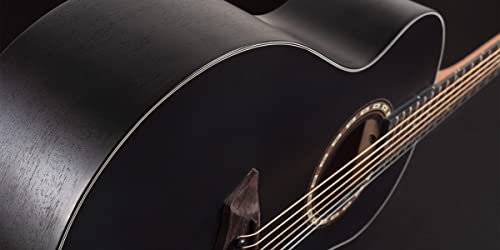 Washburn G-Mini 5 Apprentice Series 7/8 Size Acoustic Guitar, Black Matte (AGM5BMK-A-U)