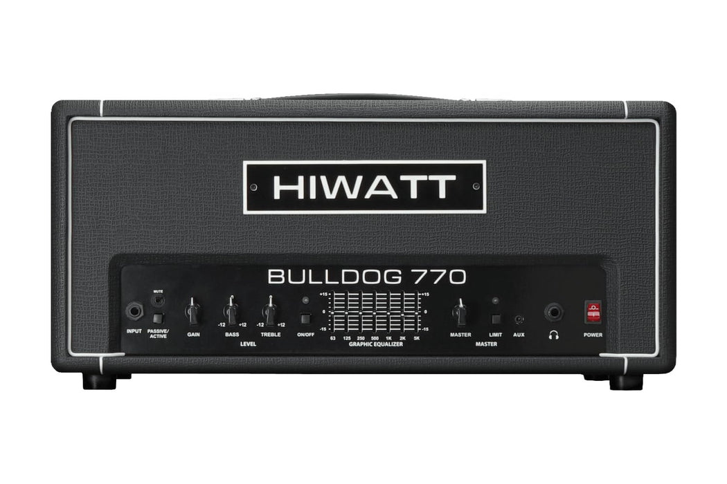Hiwatt Bulldog 770 Head - 770W Bass Head (BD770H)