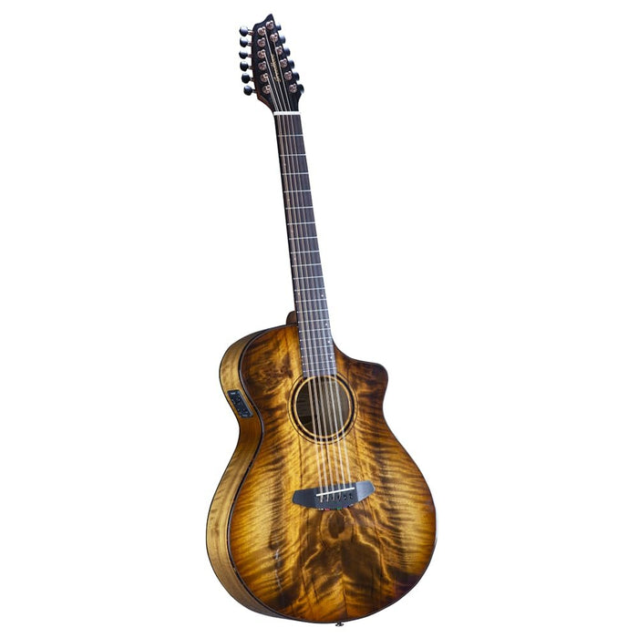 Breedlove ECO Pursuit Exotic S Concert CE 12-string Acoustic-electric Guitar - Myrtlewood