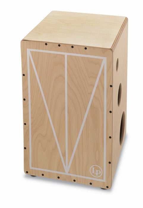 Latin Percussion Mona Tavakoli Signature MT Box Cajon, Natural, 18" x 11 3/4" x 12” (LP14431)