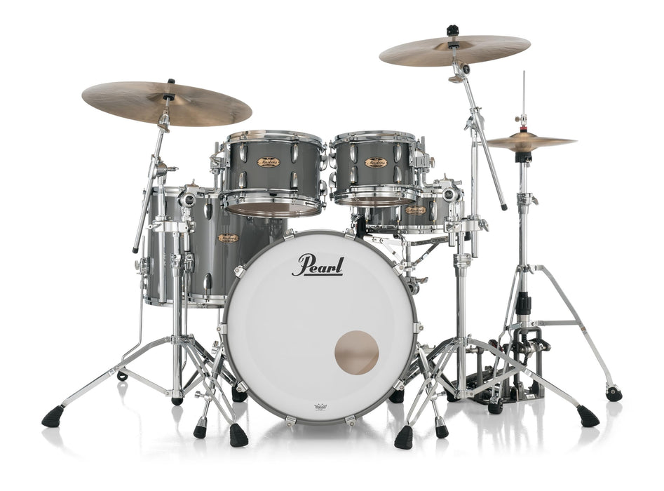 Pearl Masters Maple Pure 4 Piece Shell Pack, Putty Grey - Cymbals and Hardware Not Included (MP4P924XSPL/C859)