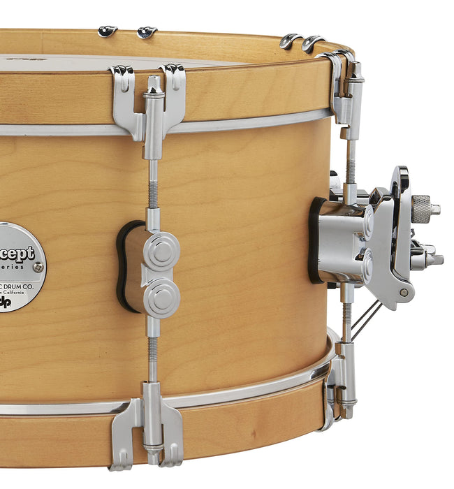 Pacific Drums & Percussion Add-Ons PDP Concept Classic, 6.5x14, Natural Hoops Snare Drum (PDCC6514SSNN)