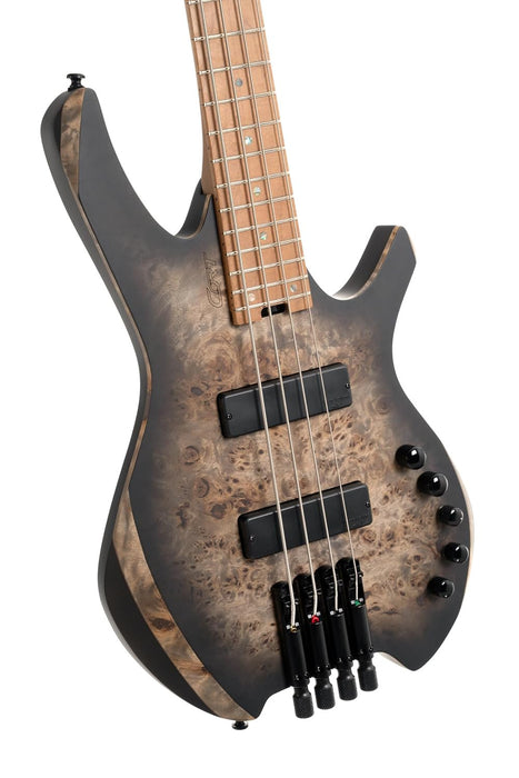 Cort SPACE4SDB Space 4 Headless Bass Guitar Star Dust Black