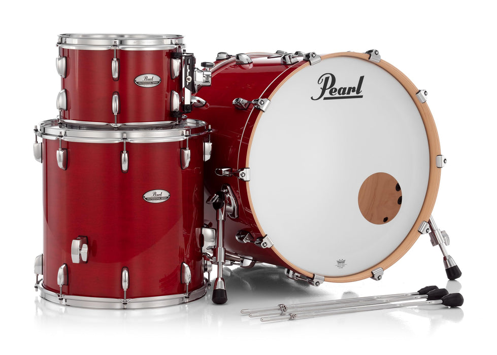 Pearl PMX Professional Series 3-Piece Drum Shell Pack 22/16/12 Sequoia Red Optimount