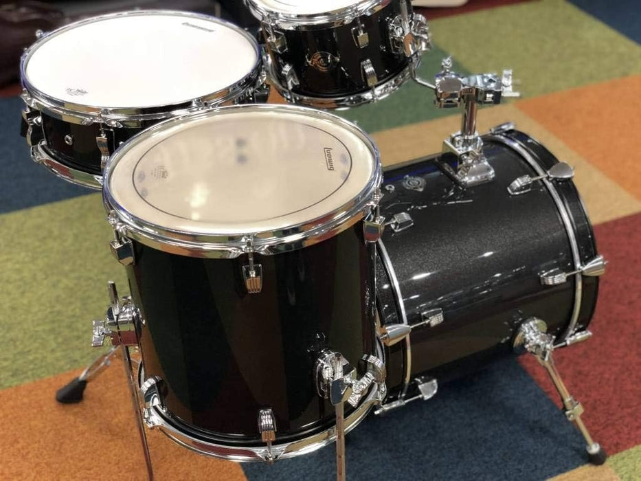 Ludwig Breakbeats by Questlove 4-Piece Shell Pack with Snare Drum - Black Gold Sparkle