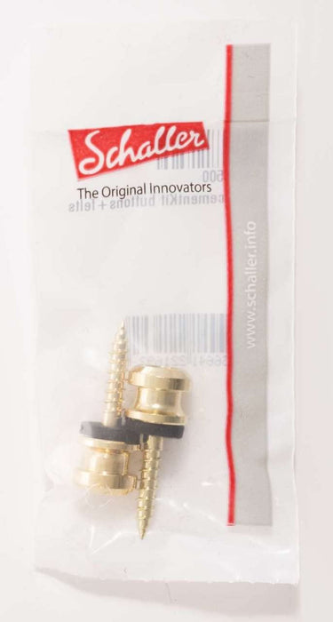 Schaller S-Lock Straplock Replacement Buttons - Gold (24030500)