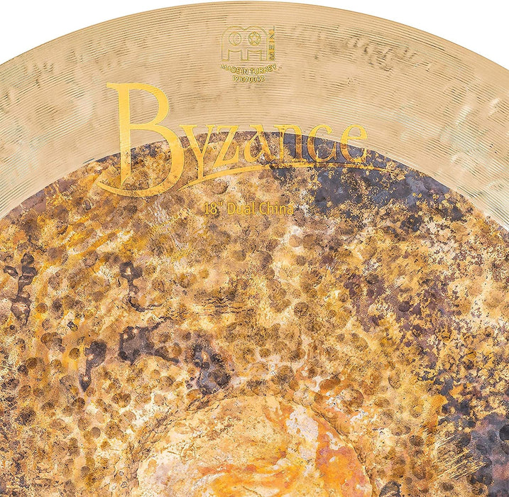 Meinl Cymbals Byzance 18" Dual China — Made in Turkey — Hand Hammered B20 Bronze, 2-Year Warranty, B18DUCH