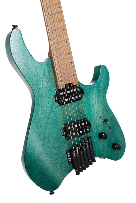 Cort SPACEG6MSSGTQ Space G6 Multi-Scale Guitar Turquoise