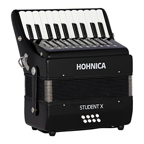 Hohner 30 Key Student X Piano Accordion (Black)